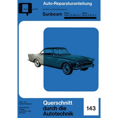 Sunbeam rapier serie v - sunbeam, ii-v