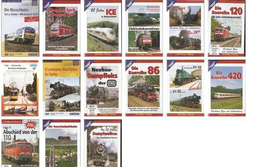 Dvd sammlung über lokomotive - dvd,