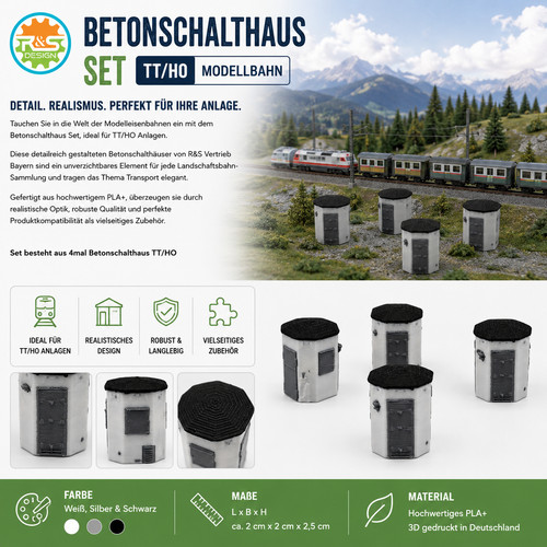 Betonschalthaus set ho - betonschalthaus, tt/ho