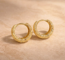 Damen Ohringe Gold mit