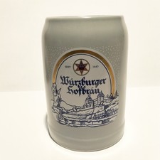 Würzburger Hofbräu Bierkrug Seidel Humpen 0,5l 