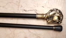 Spazierstock  Gehstock Wanderstock mit Griff Pferd Stock