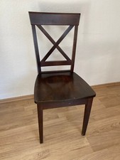 IKEA Stuhl - INGOLF - braunschwarz - Massivholz