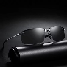 Aluminium HD Herren Sonnenbrille Polarisierte UV400 Schutz Sport Fahren Brille