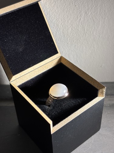 Mondstein diamanten ring rose - ring,