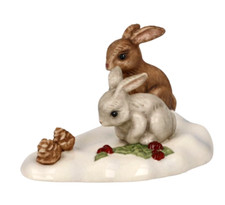 Goebel Hasen Auf Futtersuche Im Winterwald Neuheit 2022 Winter 4201