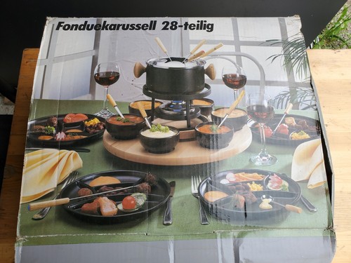 Fonduekarusell teilig - fonduekarusell, 28-teilig