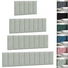 Samt Kopfteil Kissen Bettkopfteil Wandkissen Kopfende Betthaupt für Bett