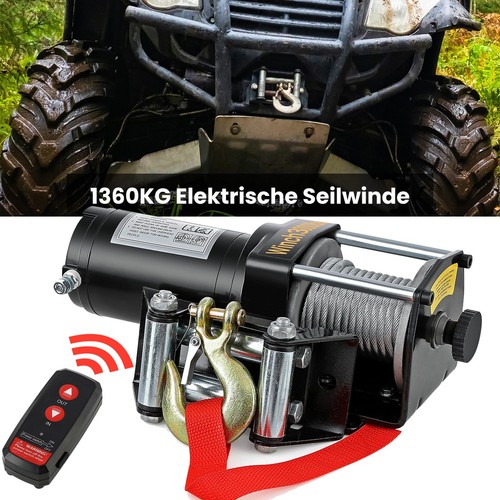 Elektrische seilwinde 12v mit - 12v,