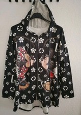 Sweater Hoodie Jacke Schwarz Mickey Mouse Print Gr. 42