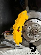 6X Audi RS Bremssattel Aufkleber Set Sticker Bremsen Emblem  Schwarz RS Audi NEU