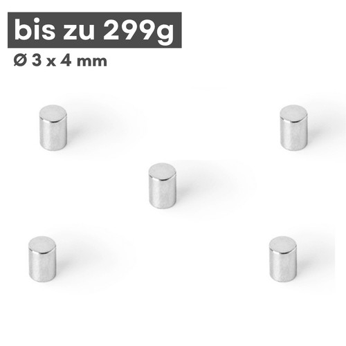 Neodym scheibenmagnet x 4 - scheibenmagnet, 3