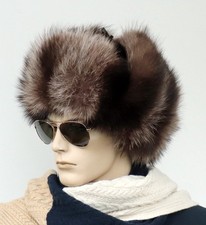 Pelz Mütze Tschapka Waschbär