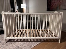 Pinolino Florentina Kinder Gitter Bett Baby Junior weiß+ Matratze guter Zustand