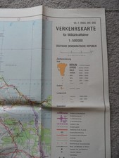 DDR - VERKEHRSKARTE FÜR