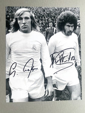 PAUL BREITNER & GÜNTER NETZER Real Madrid  signed Foto 20x25 Autogramm
