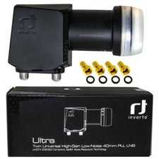 Inverto Twin Ultra LNB 2 Teilnehmer SAT IDLT-TWL412-ULTRA-OPN Black PLL 2021 NEW