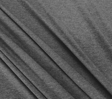 Stoff Meterware Jersey grau