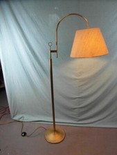 Stehlampe Messing Design Antik Lampe Fuß Gußeisen Verstellbar 70-er Vintage 19a2
