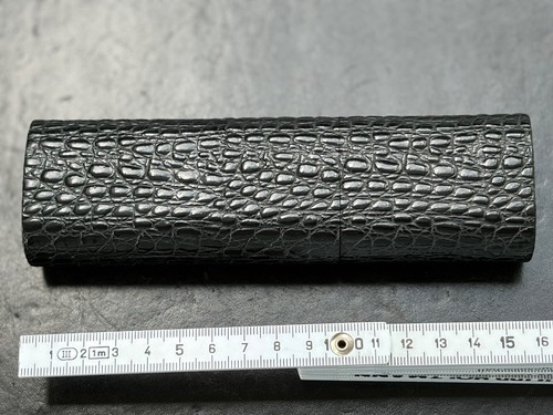Steck etui kroko leder für - kroko-leder,