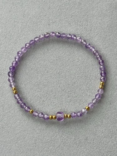 Amethyst armband - amethyst, –