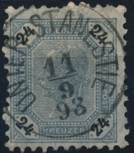 österreich 1890 24kr unter - Österreich, 24kr,