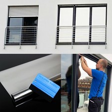 Spiegelfolie Fensterfolie Spiegel Folie 9€/m² Fenster Glas Scheiben Spion UV