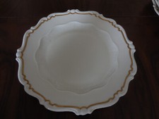 Dessertteller Beilagenteller Sorau Carstens 1918 - 1945 Goldrand 20,5cm