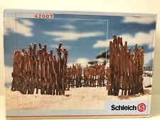 Schleich 42007 Safari Zaun  fence 12-tlg. Zubehör Wild Life  OVP mit Lagerspuren