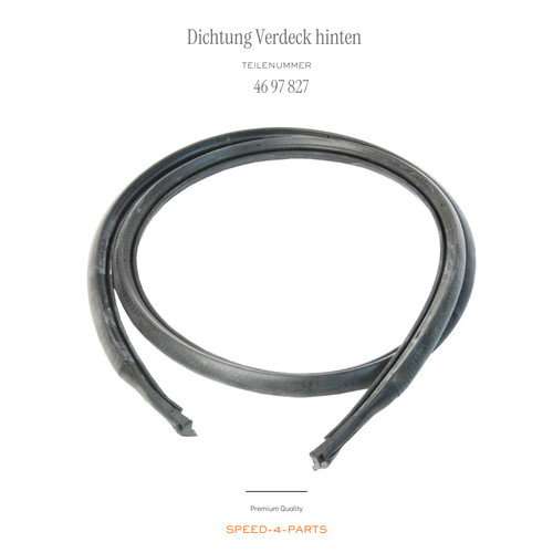 Dichtung verdeck hinten - dichtung, 46