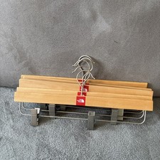 6x The North Face Kleiderbügel Holz Hosen Röcke mit Klammern