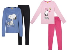 Peanuts Snoopy Pyjama Schlafanzug für Damen