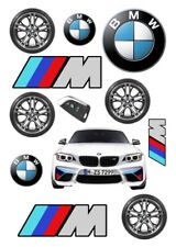 BMW Tortenaufleger BMW M3 M5  zum selbst dekorieren Esspapier BMW Tortendeko BMW