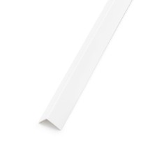 2m Winkelleiste PVC Winkelprofile WEIß Kunststoff Profil Leiste Winkel Kante NEU