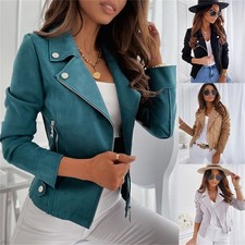 Damen veloursleder jacke - damen,