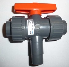 Georg Fischer 3-Wege-Kugelhahn Typ 343 d20 DN16 1/2"