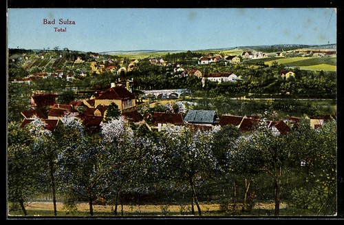 Ansichtskarte bad sulza - bad,