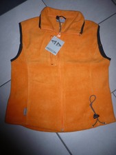 Damen Fleece Weste in Orange Gr.L Neu ( LETZTER ARTIKEL)