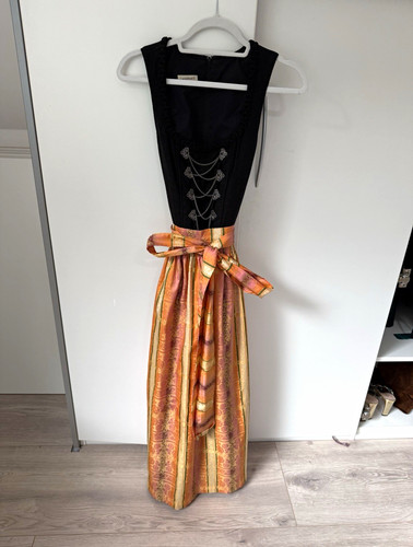 Leinendirndl schwarz mit - schwarz,