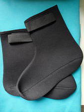 Neopren Socken Fusslinge Stiefeleinlagen, schwarz Gr. 33 - 34