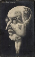 Künstler Ak Frauenkörper