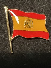 Flaggen Pin Spanien mit Butterfly Verschluss