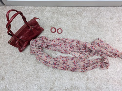 Tasche handtasche weinrot - tasche,