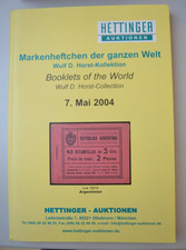 Auktionskatalog markenheftchen - auktionskatalog,