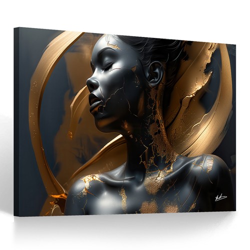 Erotik frau leinwand - leinwand, bild