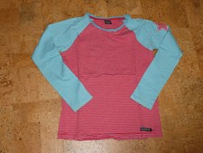 Langarmshirt von Villervalla Größe 134 rot blau gestreift Stern