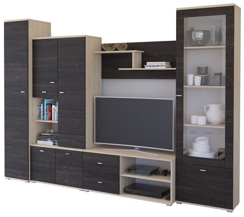 Wohnwand anbauwand - wohnwand,
