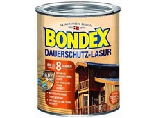 Bondex Dauerschutz Lasur 750 ml, grau Holzlasur Schutzlasur Holzschutz