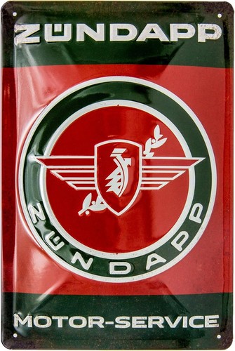 Geprägtes blechschild passend - geprägtes,