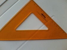 rOtring – 812 326 – 104 - Dreieckslineal – Dreieck – Lineal – Gebrauchsspuren kö